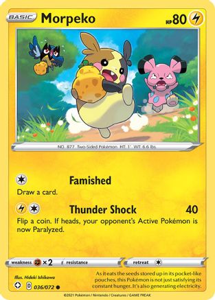Shining Fates Morpeko (036) #036