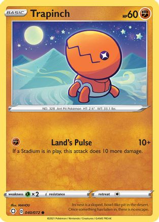 Shining Fates Trapinch #040