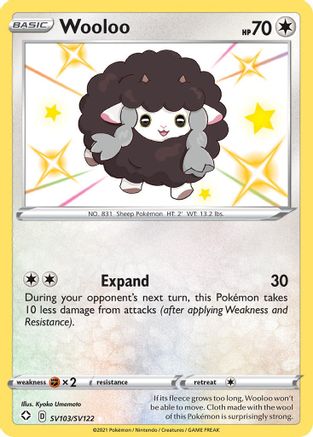 Shining Fates: Shiny Vault Wooloo #SV103