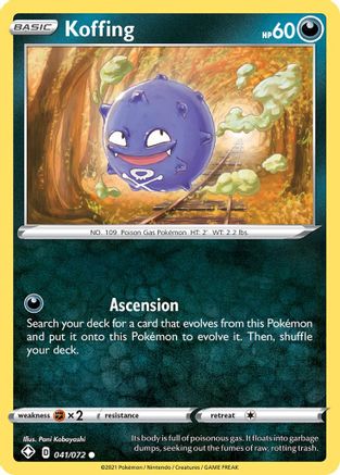 Shining Fates Koffing #041