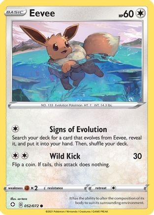 Shining Fates Eevee #052