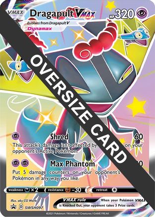 Jumbo Cards Dragapult VMAX #SWSH097