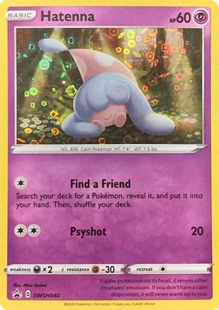 Miscellaneous Cards & Products Hatenna - SWSH040 (General Mills Promo) #SWSH040