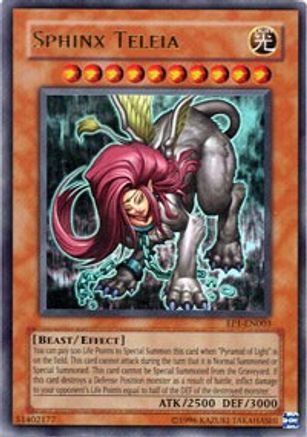 Yugioh Sphinx Teleia Andro Sphinx Theinen The Great EP1 Ultra Rare Set of 3! 
