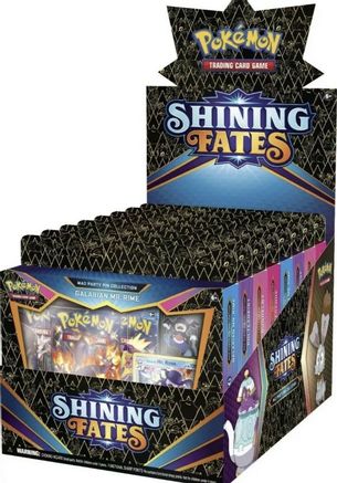 Details about   Mad Party Shining Fates Pin Collection Sealed Display Factory Sealed 24 Packs 