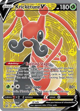 SWSH05: Battle Styles Kricketune V (Full Art) #142