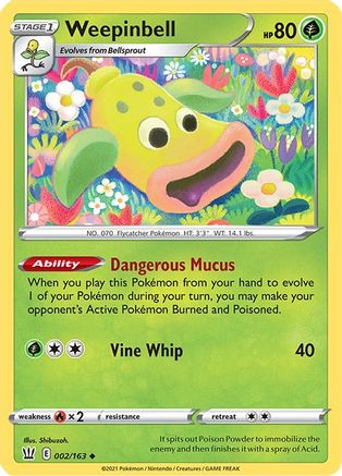 SWSH05: Battle Styles Weepinbell #002