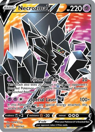 SWSH05: Battle Styles Necrozma V (Full Art) #149