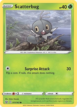 SWSH05: Battle Styles Scatterbug #011