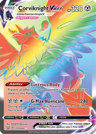 SWSH05: Battle Styles Corviknight VMAX (Secret) #171