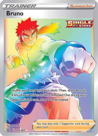 SWSH05: Battle Styles Bruno (Secret) #172