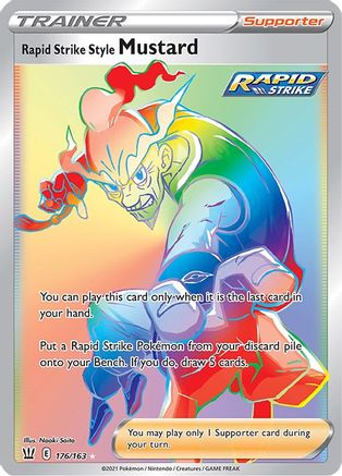 SWSH05: Battle Styles Rapid Strike Style Mustard (Secret) #176