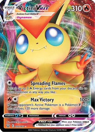 SWSH05: Battle Styles Victini VMAX #022