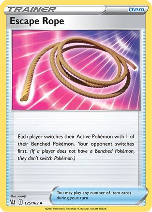 SWSH05: Battle Styles Escape Rope #125