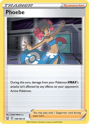 SWSH05: Battle Styles Phoebe #130