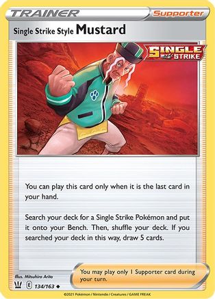 SWSH05: Battle Styles Single Strike Style Mustard #134