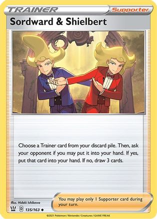 SWSH05: Battle Styles Sordward & Shielbert #135