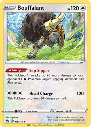 SWSH05: Battle Styles Bouffalant #118