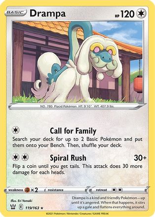 SWSH05: Battle Styles Drampa #119