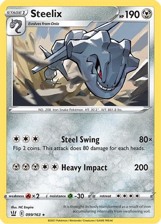 SWSH05: Battle Styles Steelix #099
