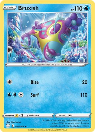 SWSH05: Battle Styles Bruxish #043