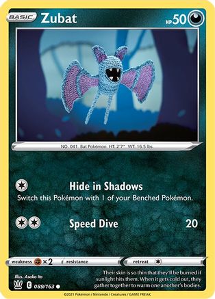 SWSH05: Battle Styles Zubat #089