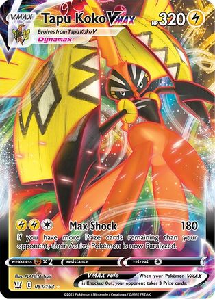 Tapu Koko VMAX #51 Prices, Pokemon Battle Styles