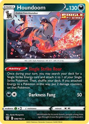 SWSH05: Battle Styles Houndoom #096