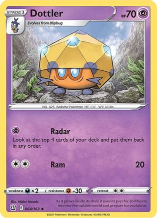 SWSH05: Battle Styles Dottler #064