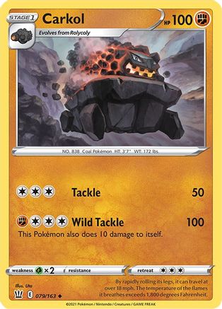 SWSH05: Battle Styles Carkol #079
