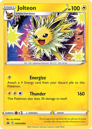 SWSH: Sword & Shield Promo Cards Jolteon #SWSH094