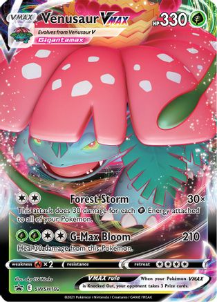 SWSH: Sword & Shield Promo Cards Venusaur VMAX #SWSH102