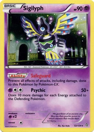 Blister Exclusives Sigilyph - 52/124 (Cosmos Holo) #052