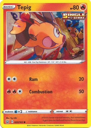 Miscellaneous Cards & Products Tepig - 023/163 (Cosmos Holo) #023