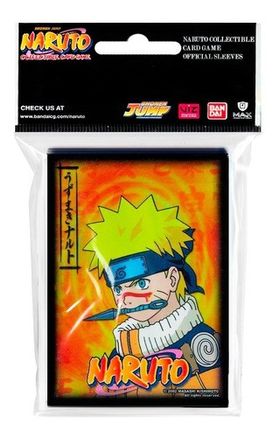 Naruto CCG US Exclusive Card Sleeves - Naruto Uzumaki with Kunai (Orange) -  Standard (50-Pack) - Max Protection Card Sleeves - Card Sleeves