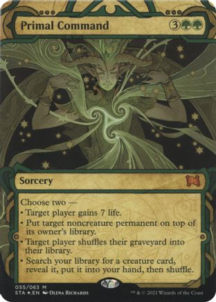 Primal Command (Foil Etched) - Strixhaven: Mystical Archives - Magic ...