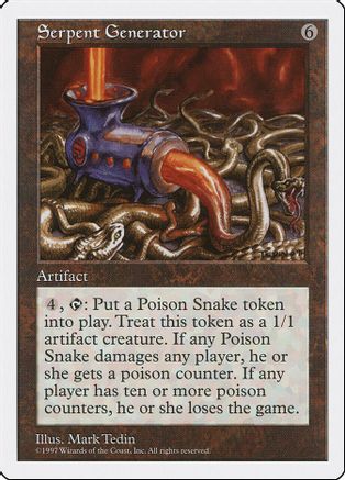 Serpent Generator - Fifth Edition Magic: The Gathering