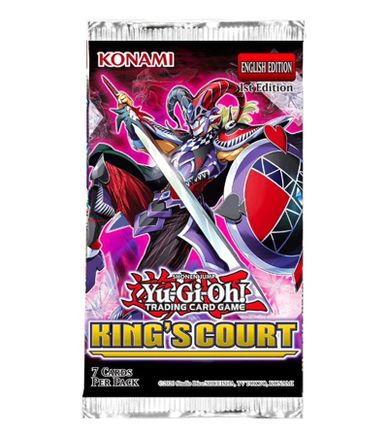 Yu-Gi-Oh TCG Kings Court Booster Pack Box NEWFREE POST 