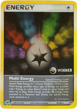 League & Championship Cards Multi Energy (Special) - 93/100 [Winner] #093