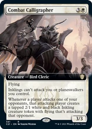 Combat Calligrapher (Extended Art)