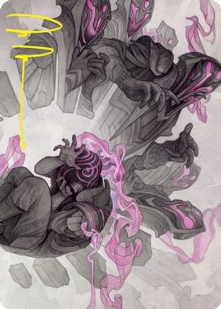 Rise of Extus Art Card (Gold-Stamped Signature)