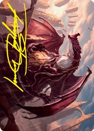 Velomachus Lorehold Art Card (Gold-Stamped Signature)