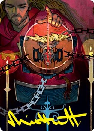 Sign in Blood Art Card (Gold-Stamped Signature)