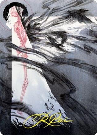Tendrils of Agony Art Card (Gold-Stamped Signature)