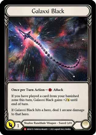 Galaxxi Black (Alternate Art) - Monarch - Flesh and Blood TCG