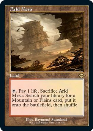 Arid Mesa (Retro Frame) (Foil Etched)