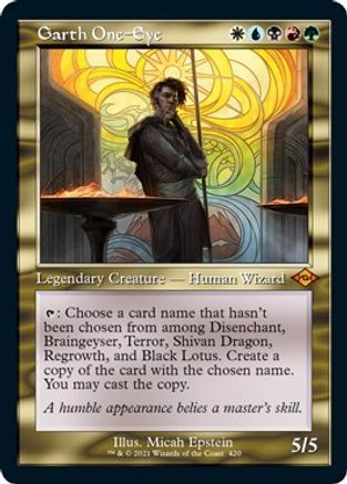 Garth One-Eye (Retro Frame) (Foil Etched)