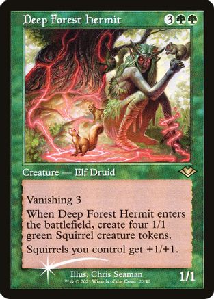 Deep Forest Hermit (Retro Frame)