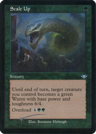 Scale Up (Retro Frame) (Foil Etched)