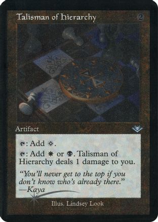 Talisman of Hierarchy (Retro Frame) (Foil Etched)